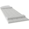 Ekena Millwork Americraft 4-Board (2 Batten) Wood Joined Board-n-Batten Shutters w/ Arch Top, ARW101BQ414X77STH, PR ARW101BQ414X77STH - alternate 3